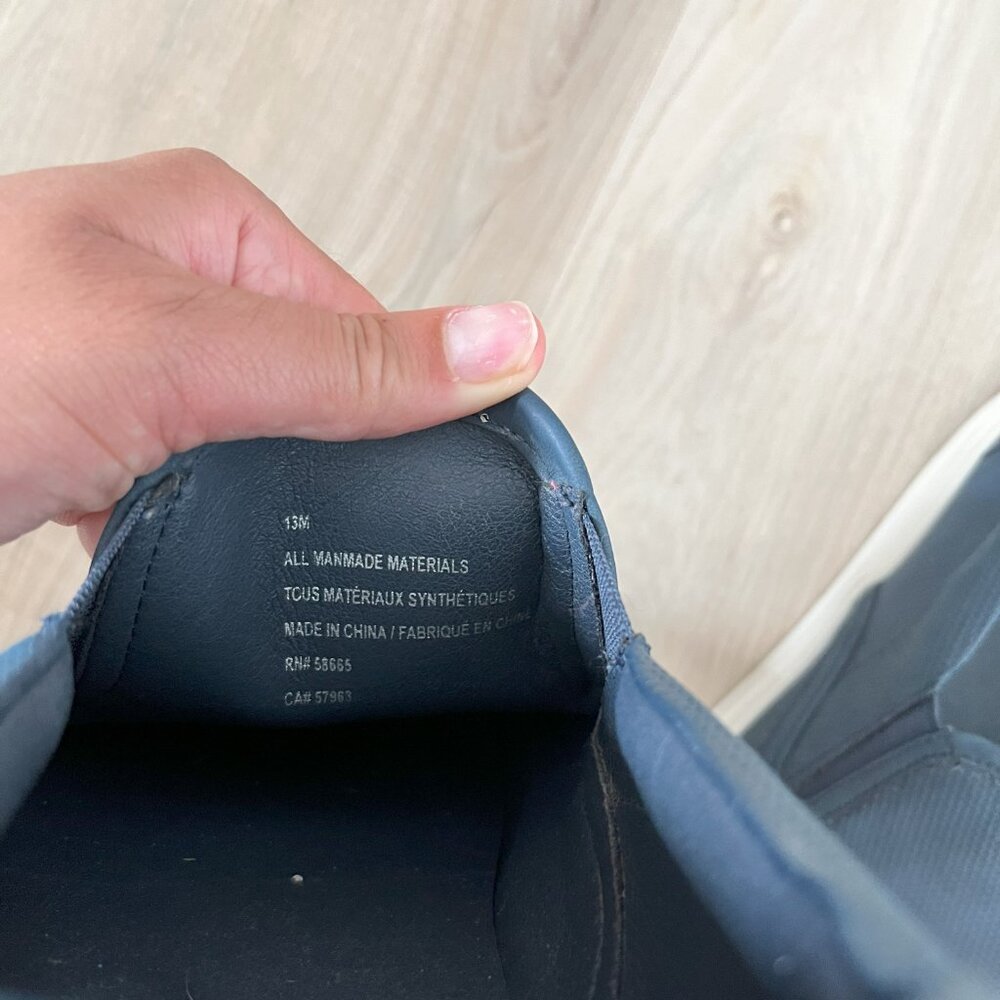 14th & Union Men's Deck Slip On Sneaker Dark Blue Size 13 - Picture 6 of 7